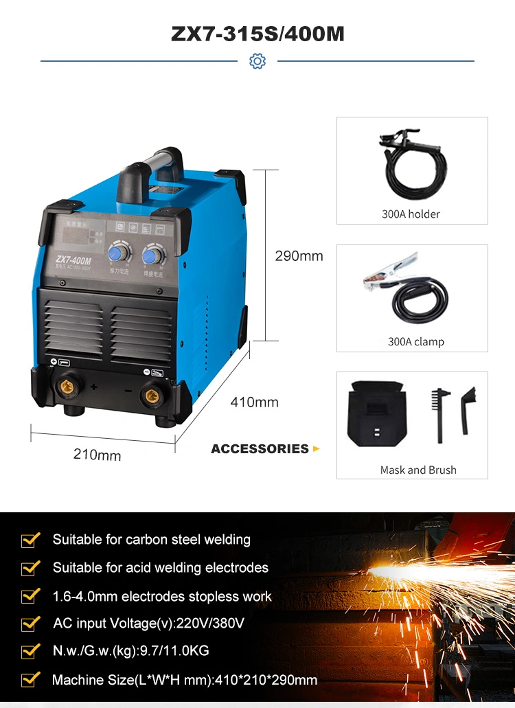 Cheap Welder Price Solid State Pipe Welder of Solid State High Frequency Welder Zx7-315s