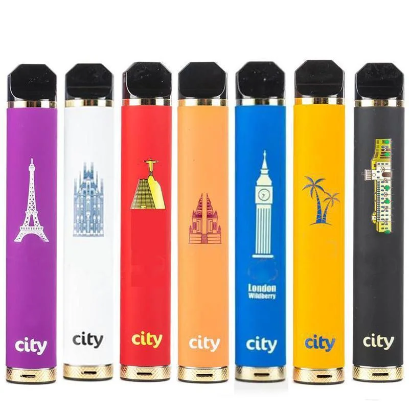 Wholesale Disposable City Bar 1600 Puffs Pod Device