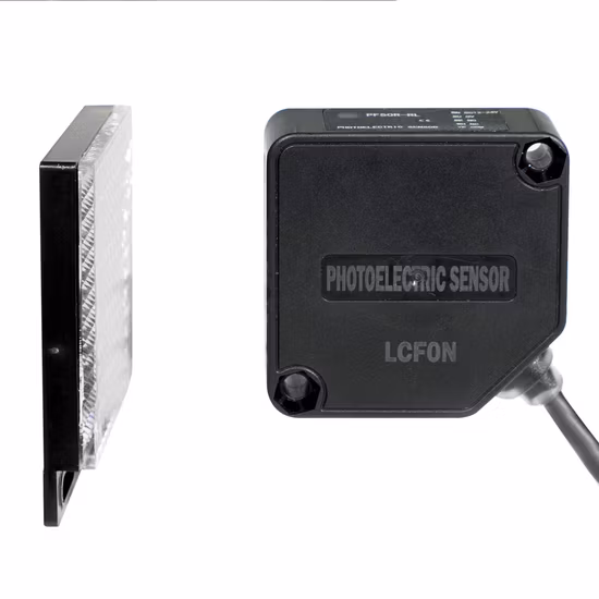IP67 工業用スライド用ミラー反射板フォトセンサー
